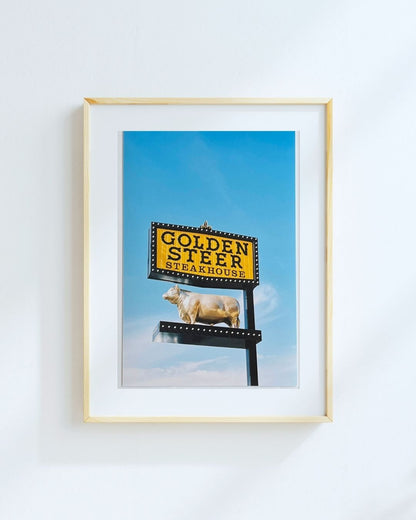 Golden Steer 8x12" Photo Print