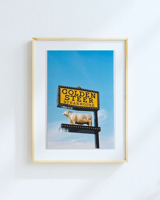 Golden Steer 8x12" Photo Print