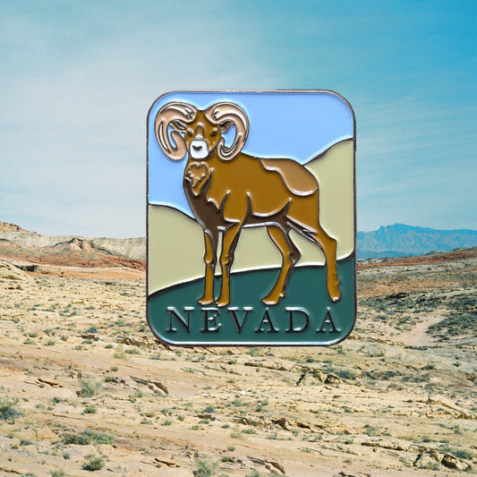 Bighorn Sheep Nevada Pin