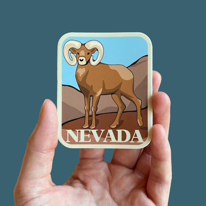 Bighorn Sheep Nevada Sticker