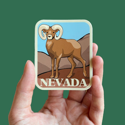 Bighorn Sheep Nevada Sticker