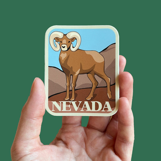 Bighorn Sheep Nevada Sticker