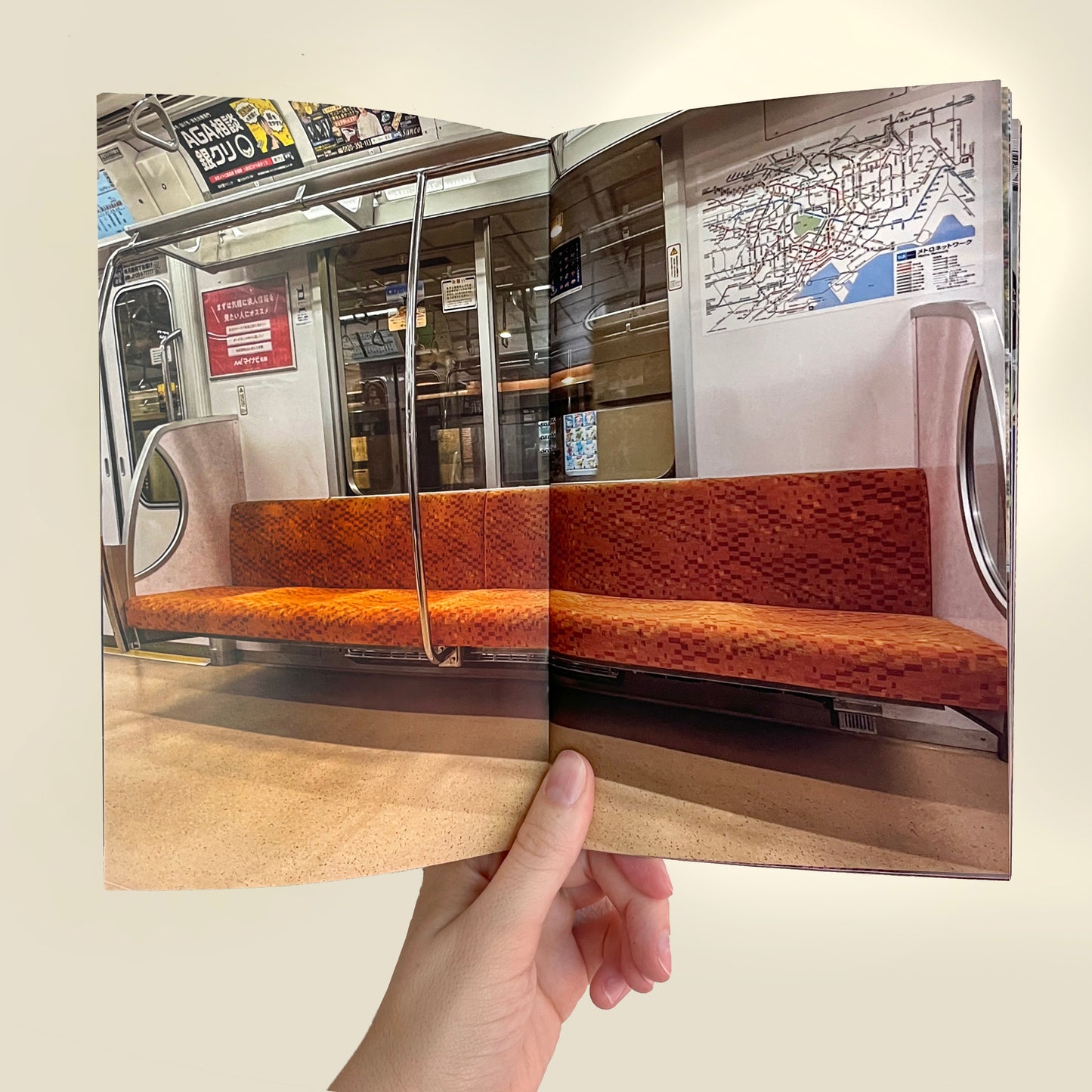 Fabrics of Japan's Public Transit Zine