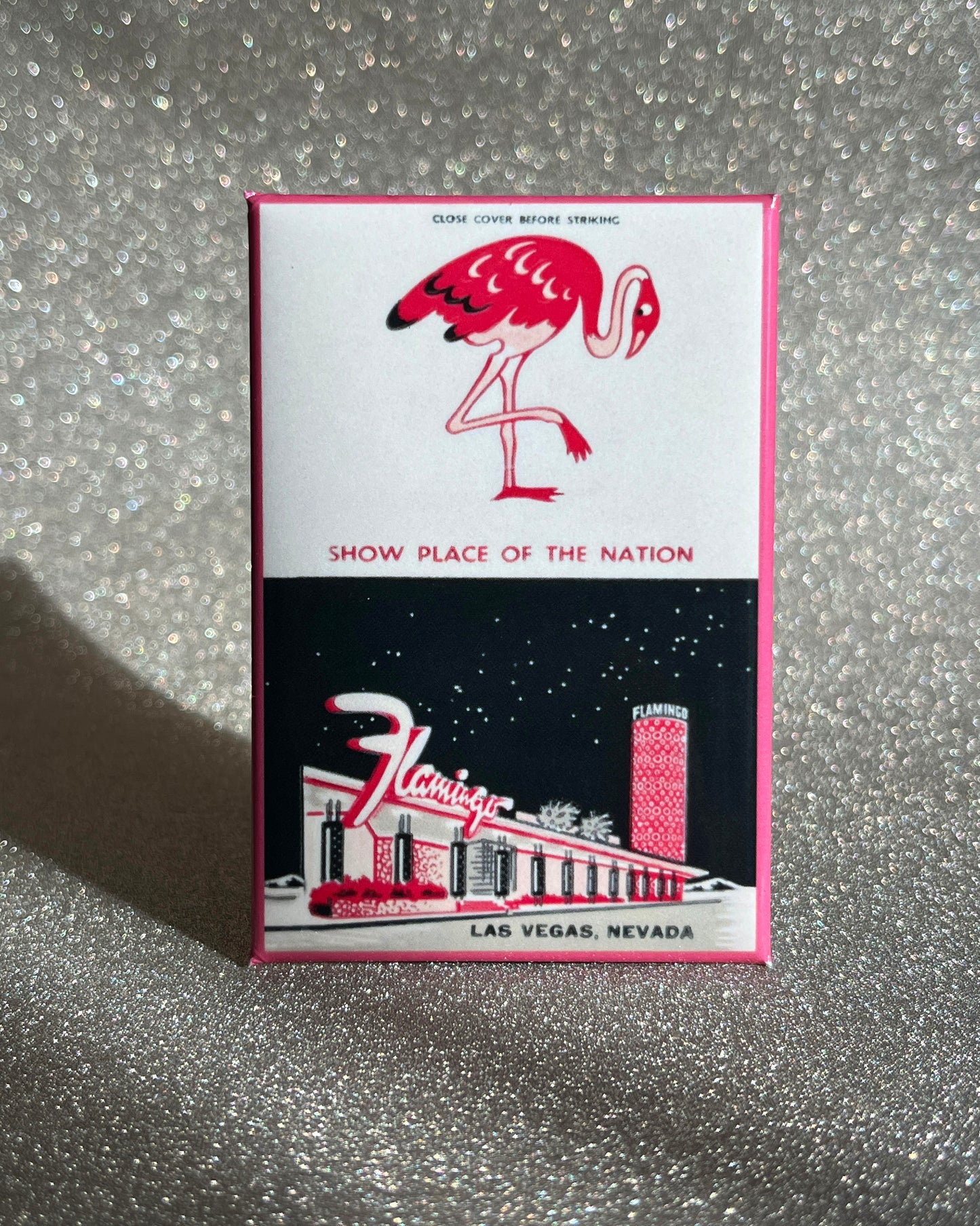Flamingo Vintage Matchbook Magnet