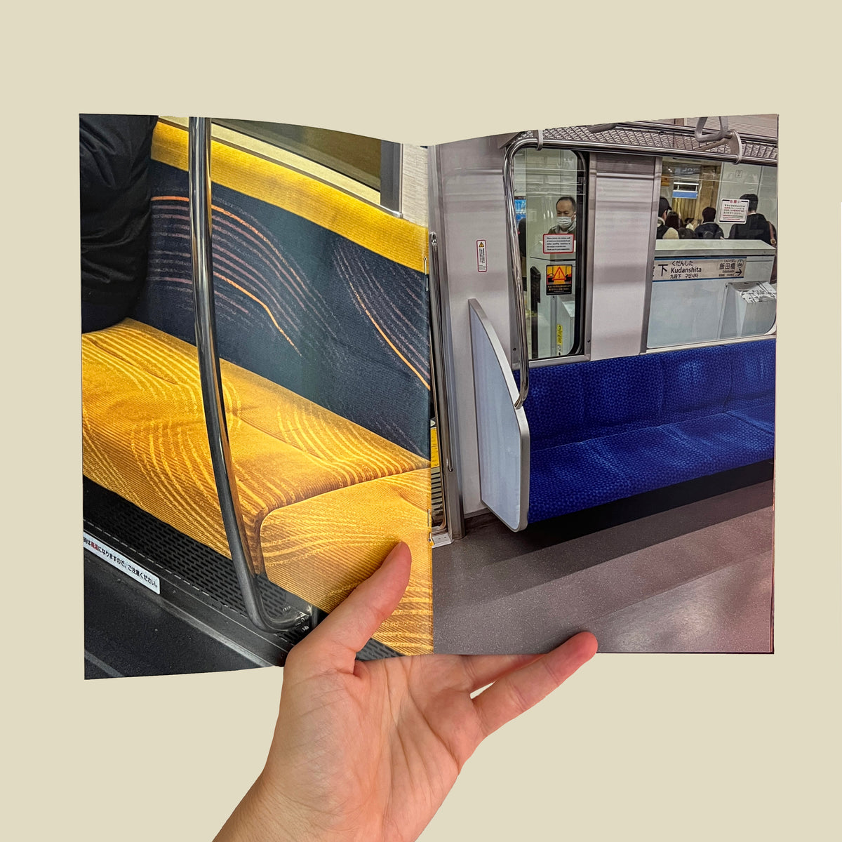 Fabrics of Japan's Public Transit Zine
