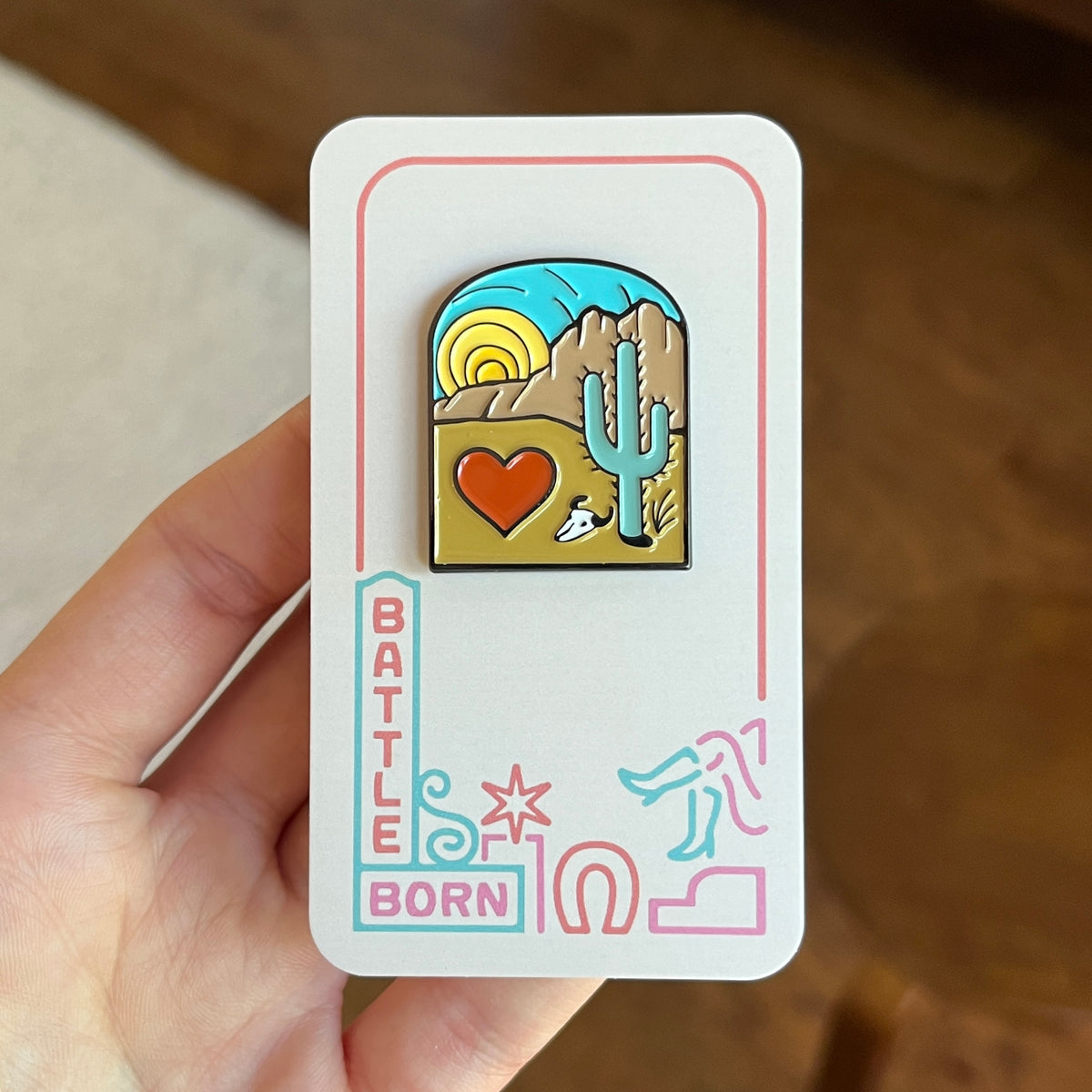 I Left My Heart In The Desert Pin