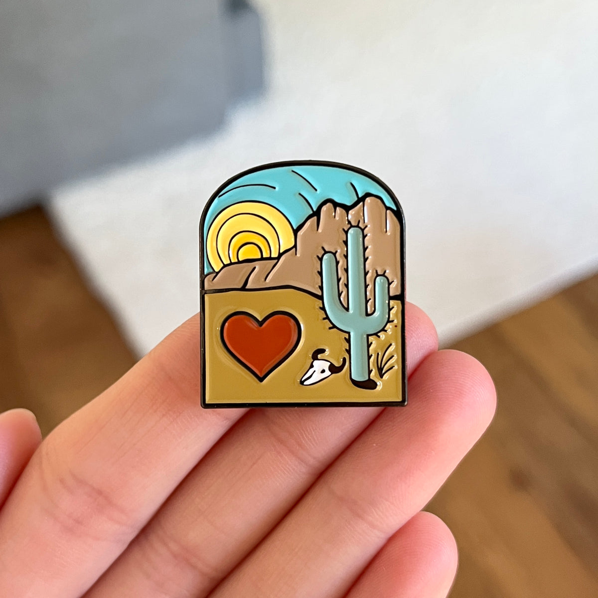 I Left My Heart In The Desert Pin