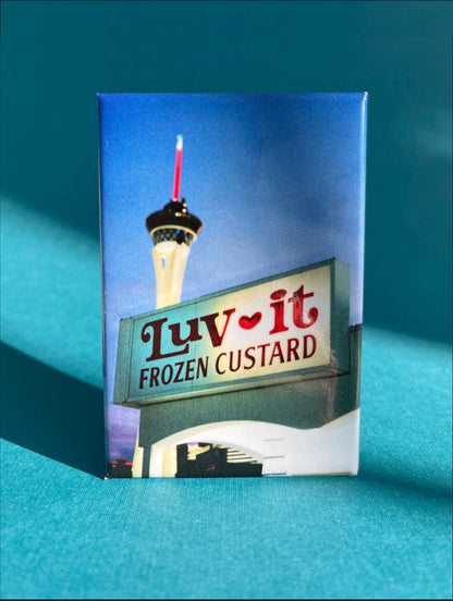Luv It Frozen Custard Photo Magnet