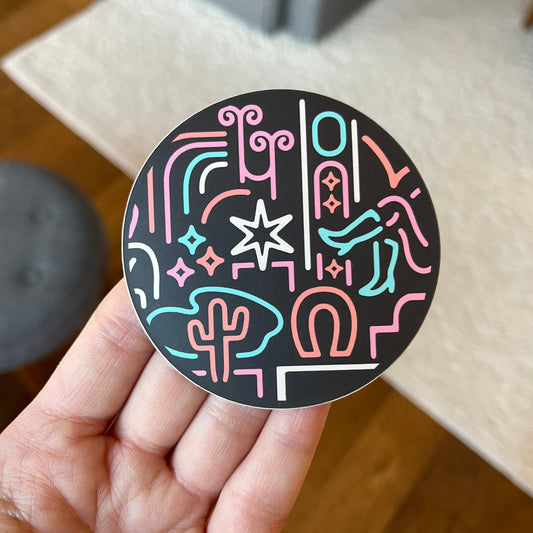 Neon Sticker