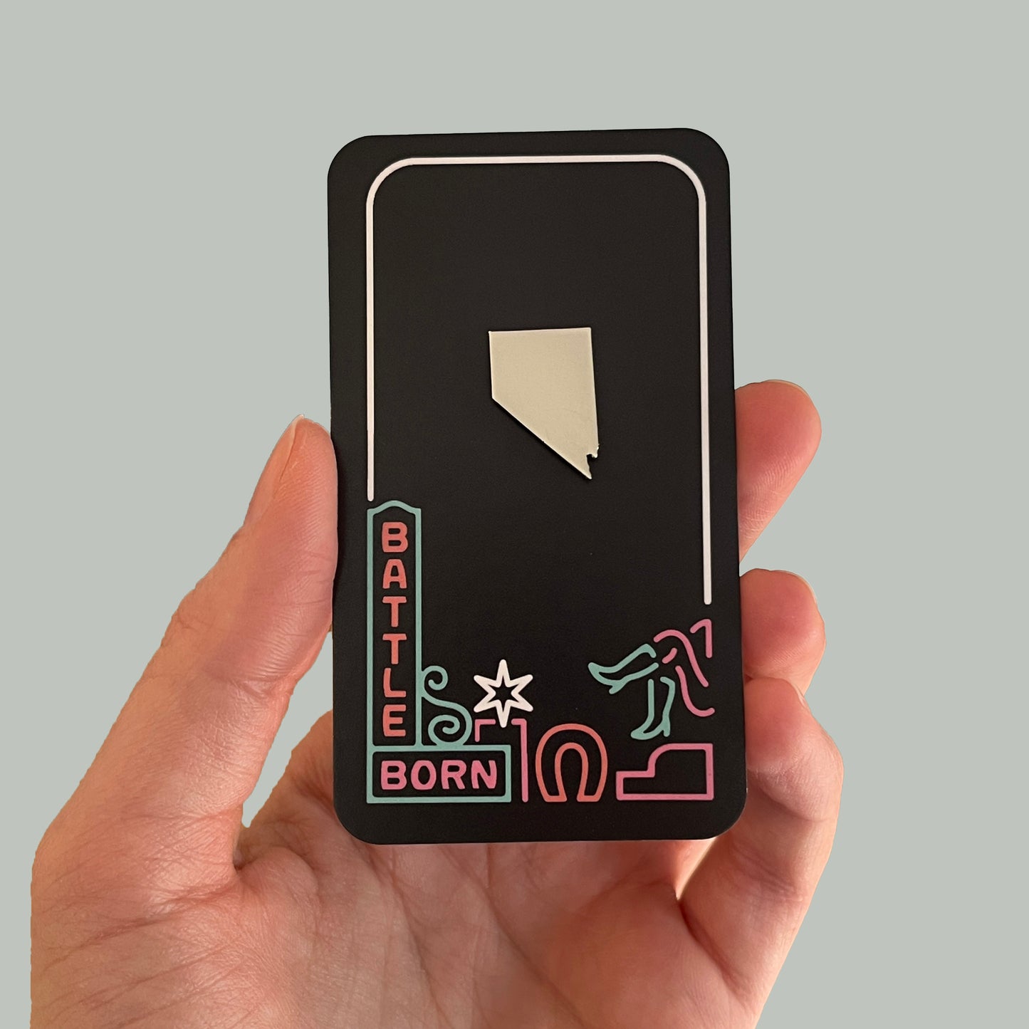 Classic Nevada Outline Pin