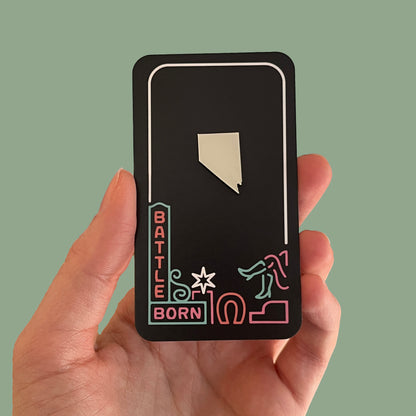 Classic Nevada Outline Pin