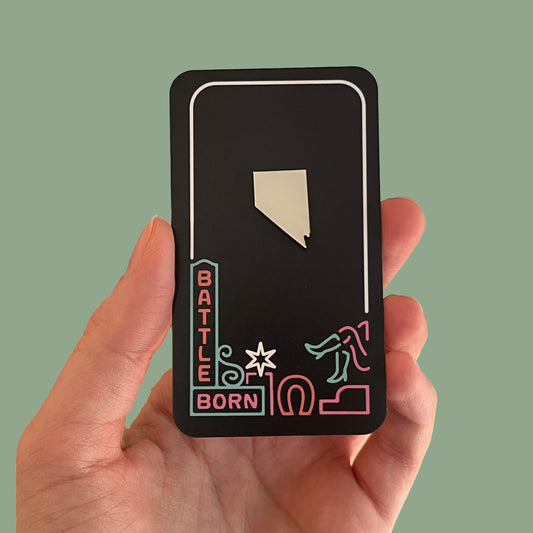 Classic Nevada Outline Pin
