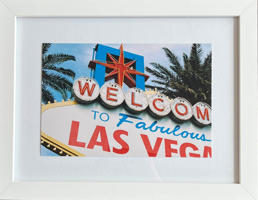 Welcome To Las Vegas Sign 8x12" Photo Print