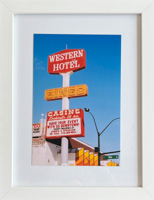 Western Hotel Daytime 8x12" Photo Print