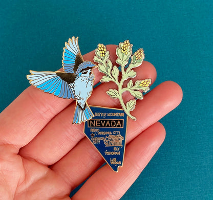 Nevada Pin - Vintage Design