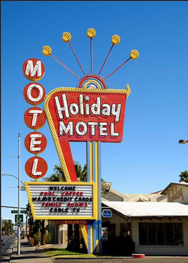 Holiday Motel Sign