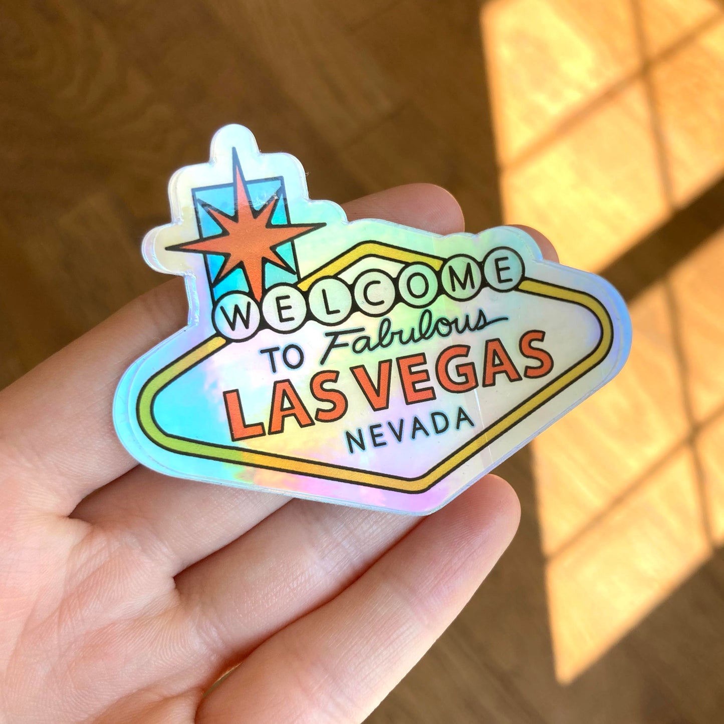 Welcome To Las Vegas Sign Sticker