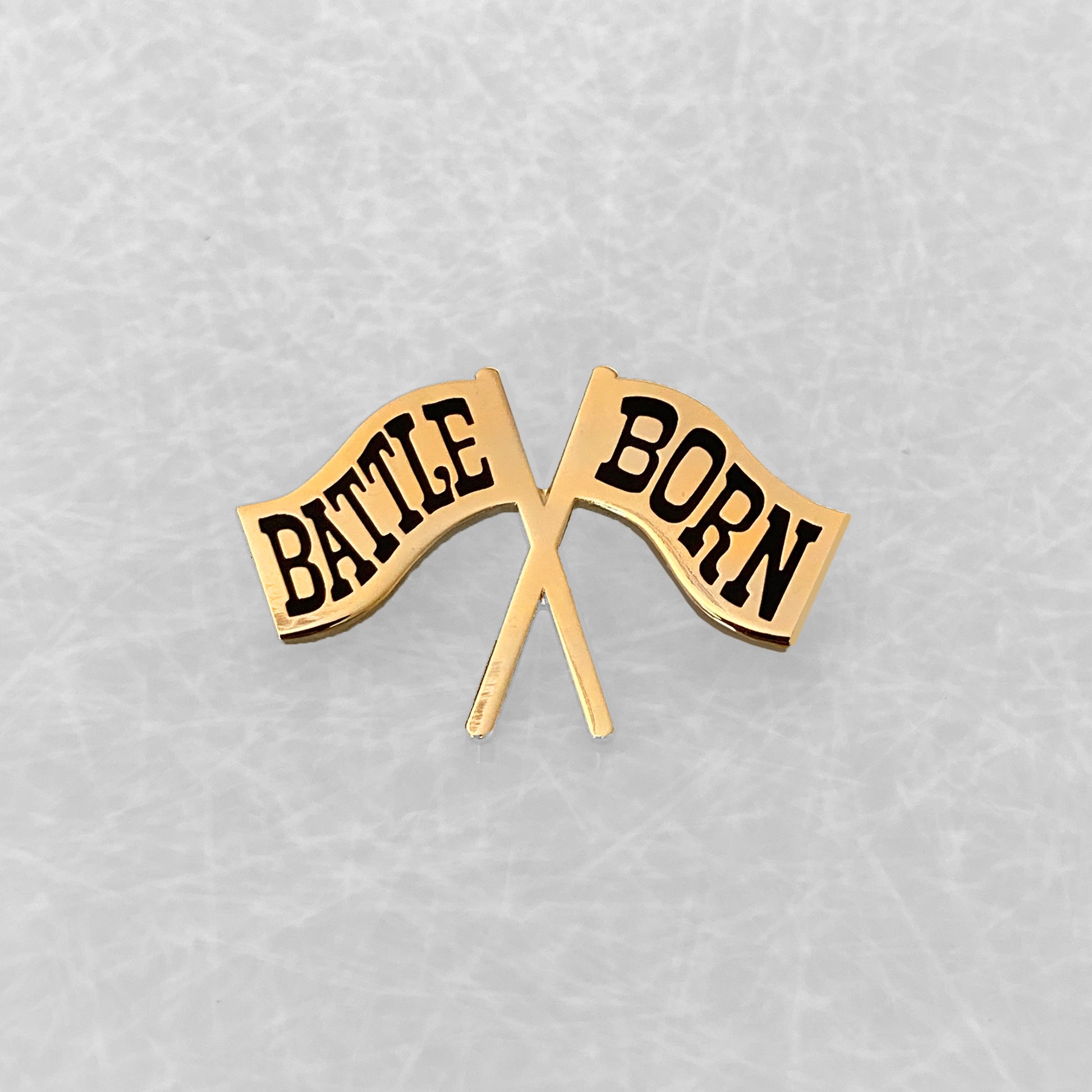 Battle Born Pins Blooming Flower Pin White