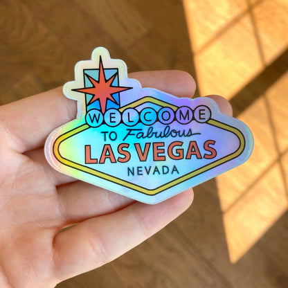 Welcome To Las Vegas Sign Sticker